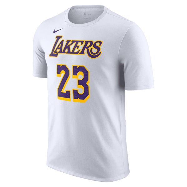 White lebron shirt sales