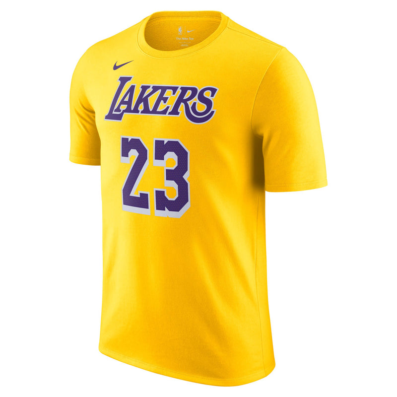 LeBron James Los Angeles Lakers Men's Nike NBA T-Shirt 'Amarillo'