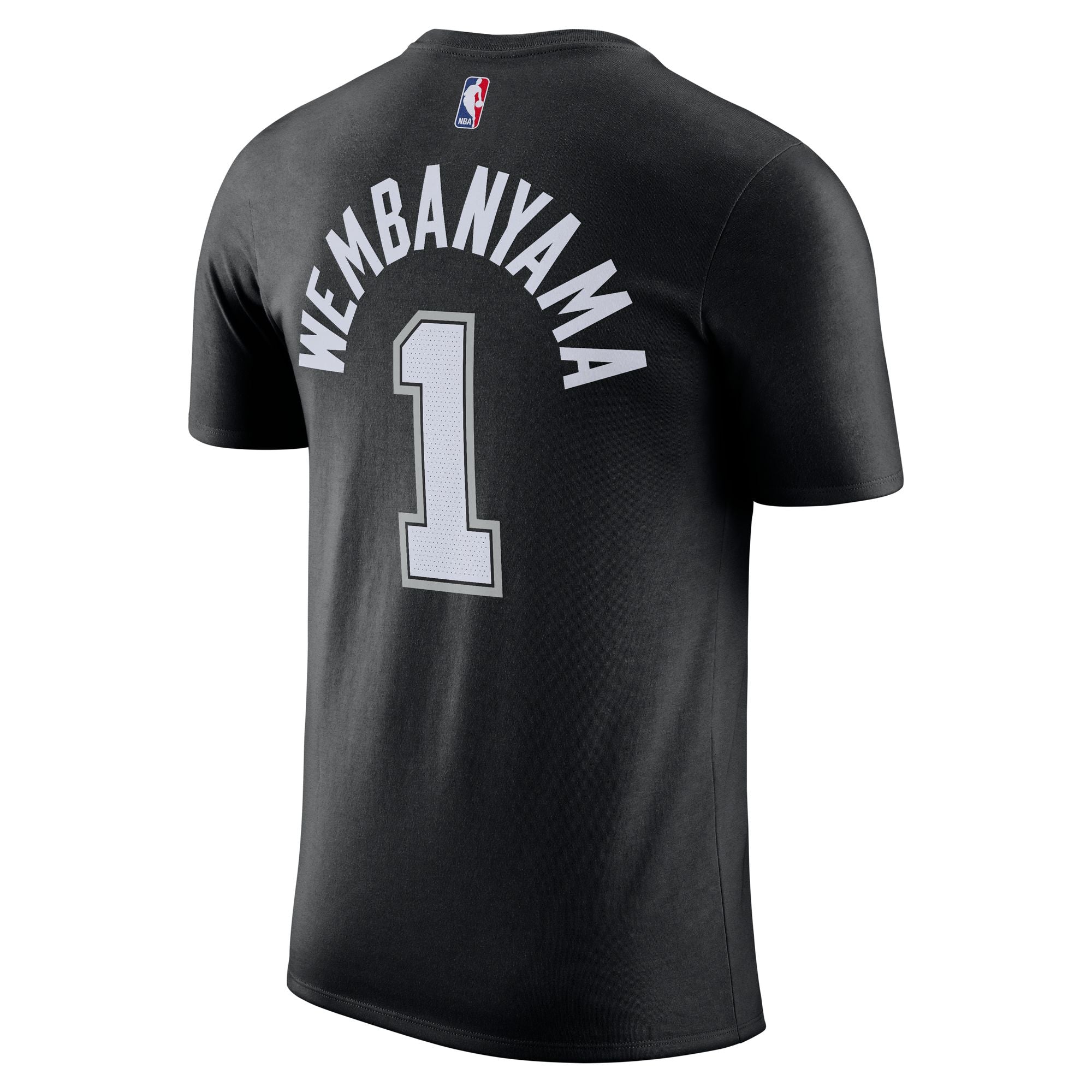 Victor Wembanyama San Antonio Spurs Men s Nike NBA T Shirt Black Bouncewear