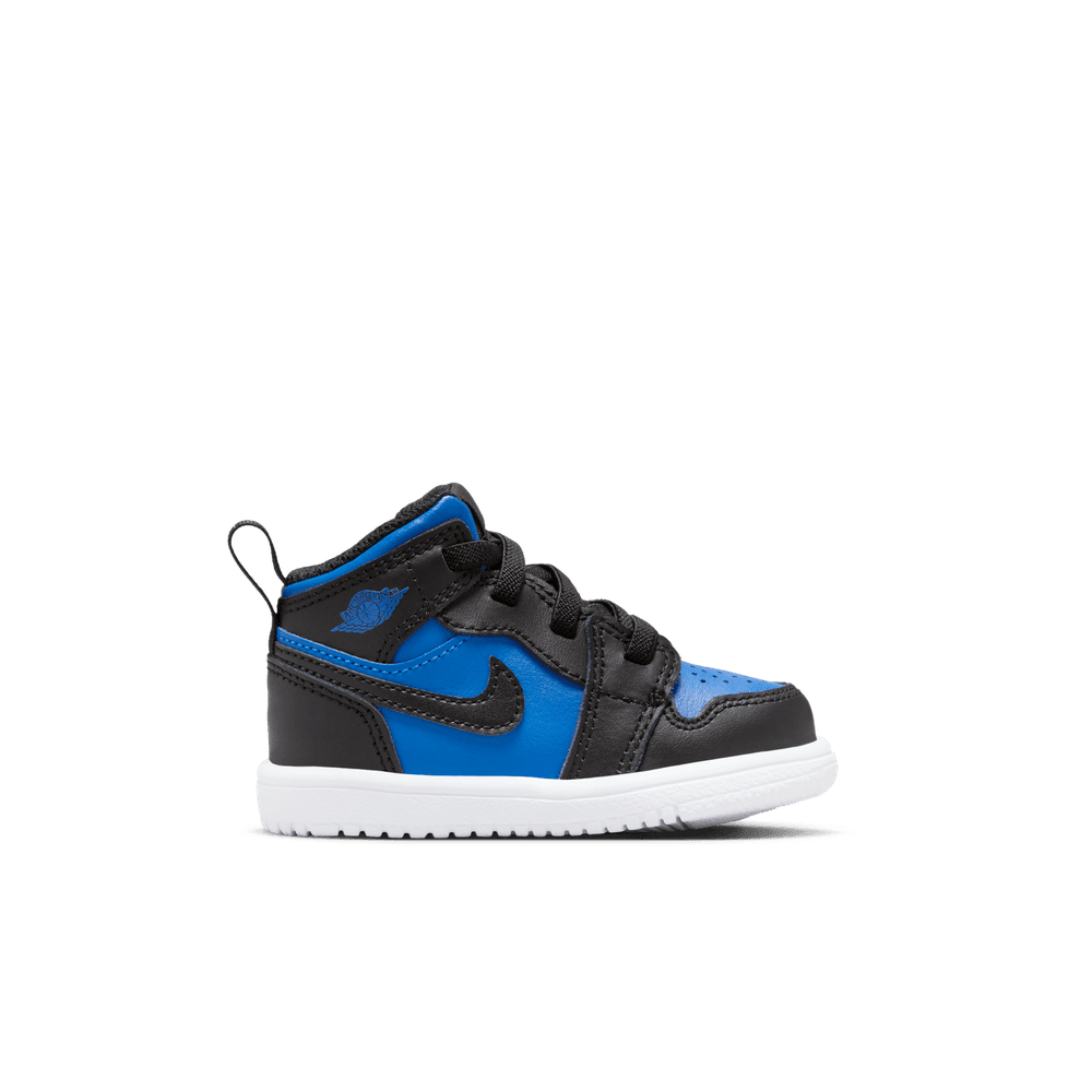 Jordan 1 Mid Alt Baby/Toddler Shoes (TD) 'Black/Blue'