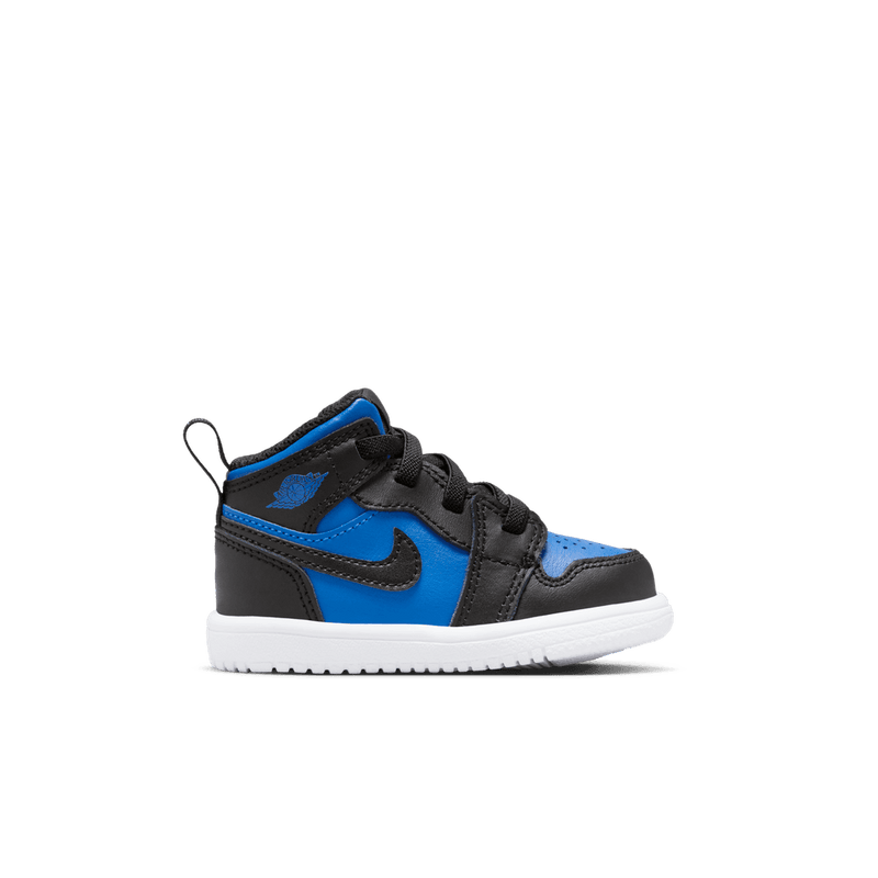 Jordan 1 Mid Alt Baby/Toddler Shoes (TD) 'Black/Blue'