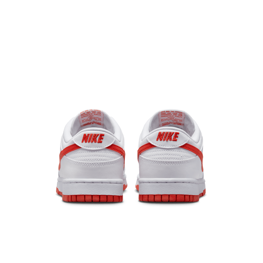 Nike Dunk Low Retro Men's Shoes 'White/Picante Red'