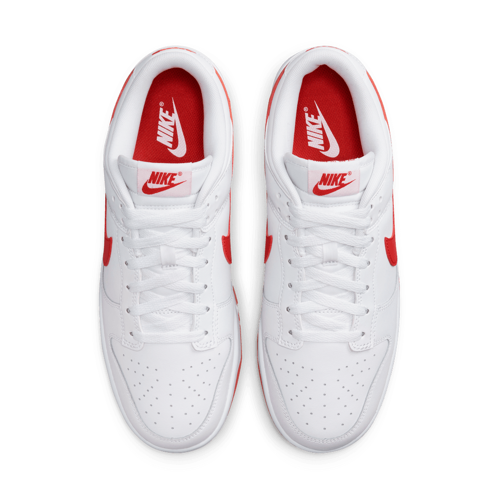 Nike Dunk Low Retro Men's Shoes 'White/Picante Red'