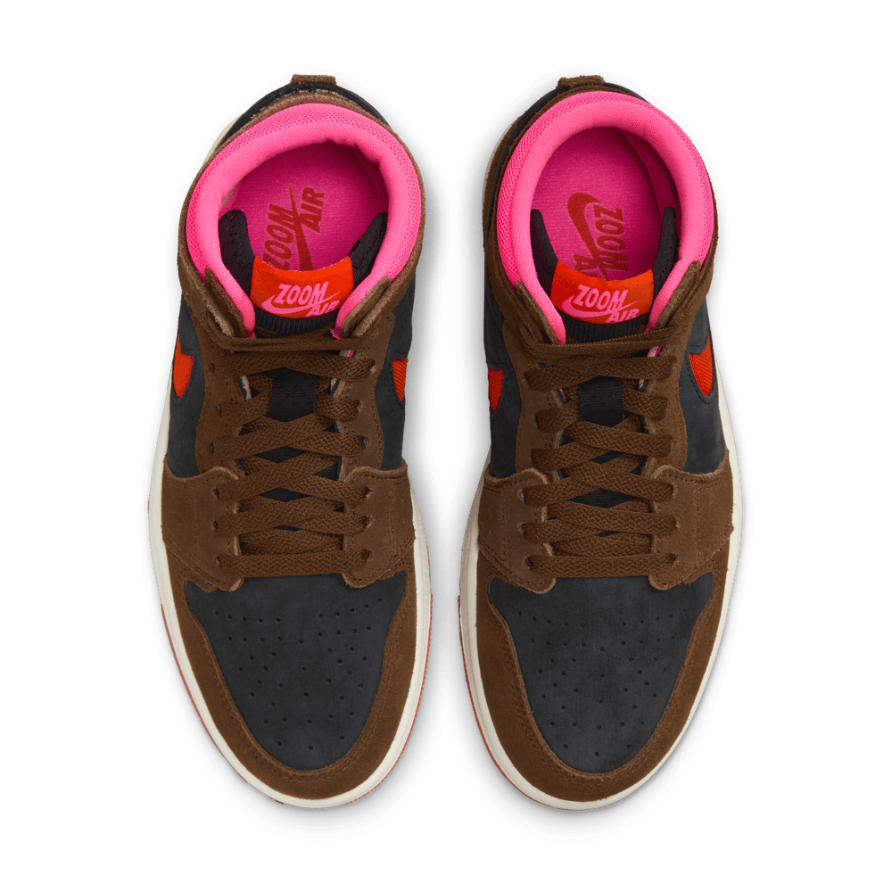 Air Jordan 1 Zoom CMFT 2 Women's Shoes 'Cacao/Picante Red'Black'