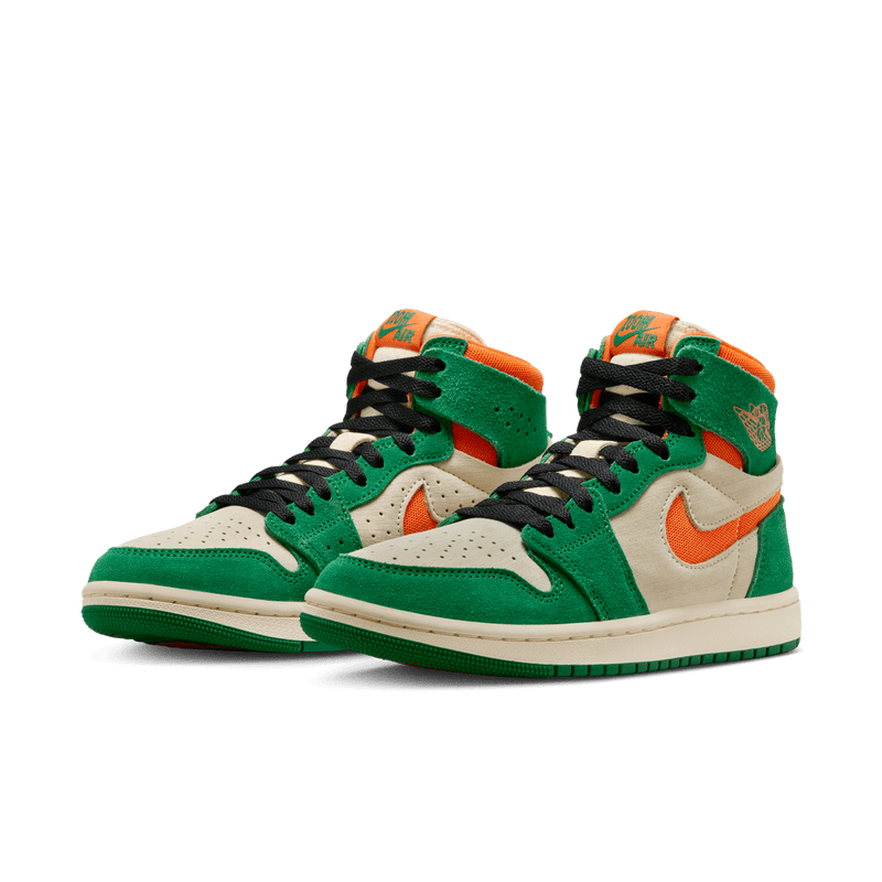 Air Jordan 1 Zoom CMFT 2 Women's Shoes 'Pine Green/Orange'