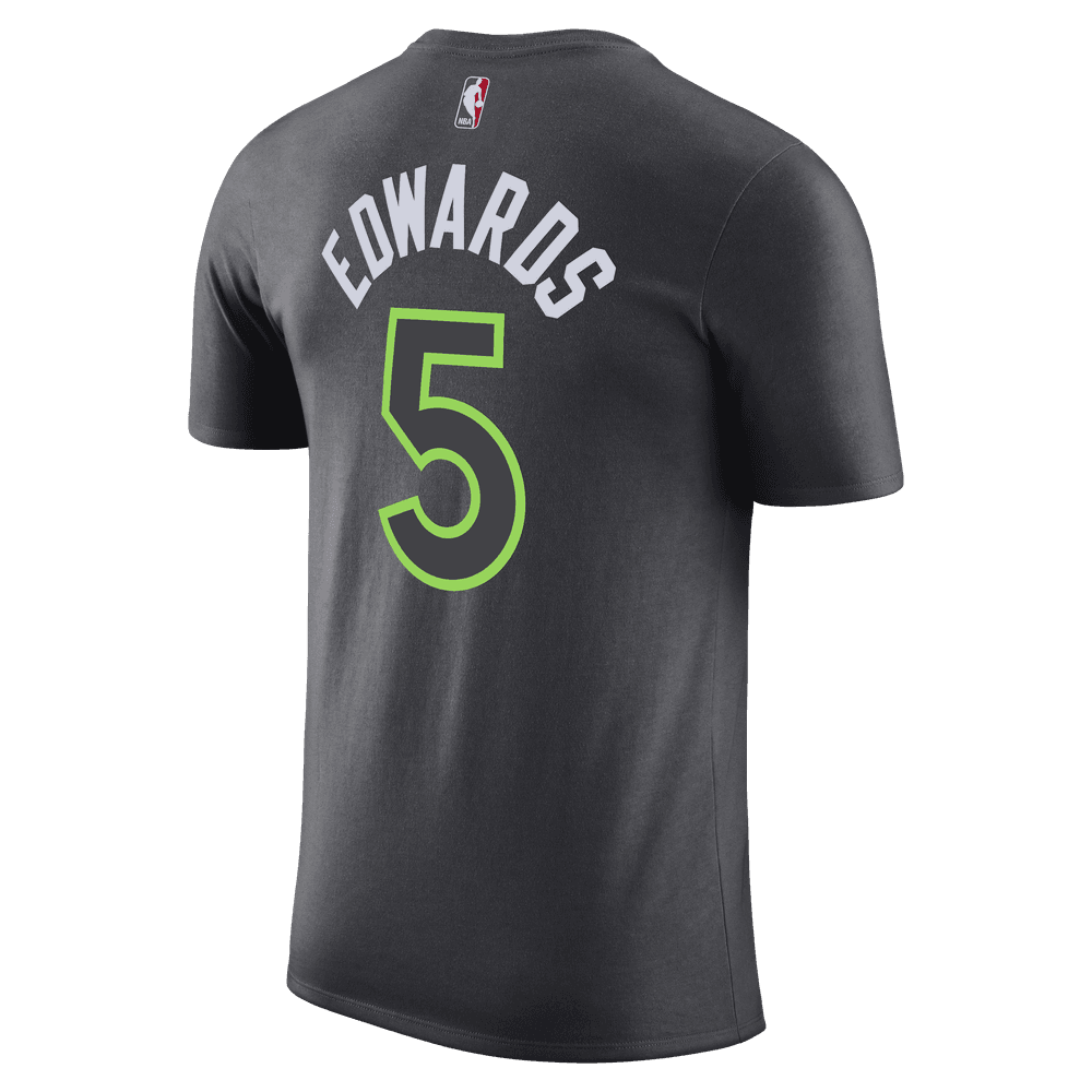 Anthony Edwards Minnesota Timberwolves Statement Edition Men's Jordan NBA T-Shirt 'Anthracite'