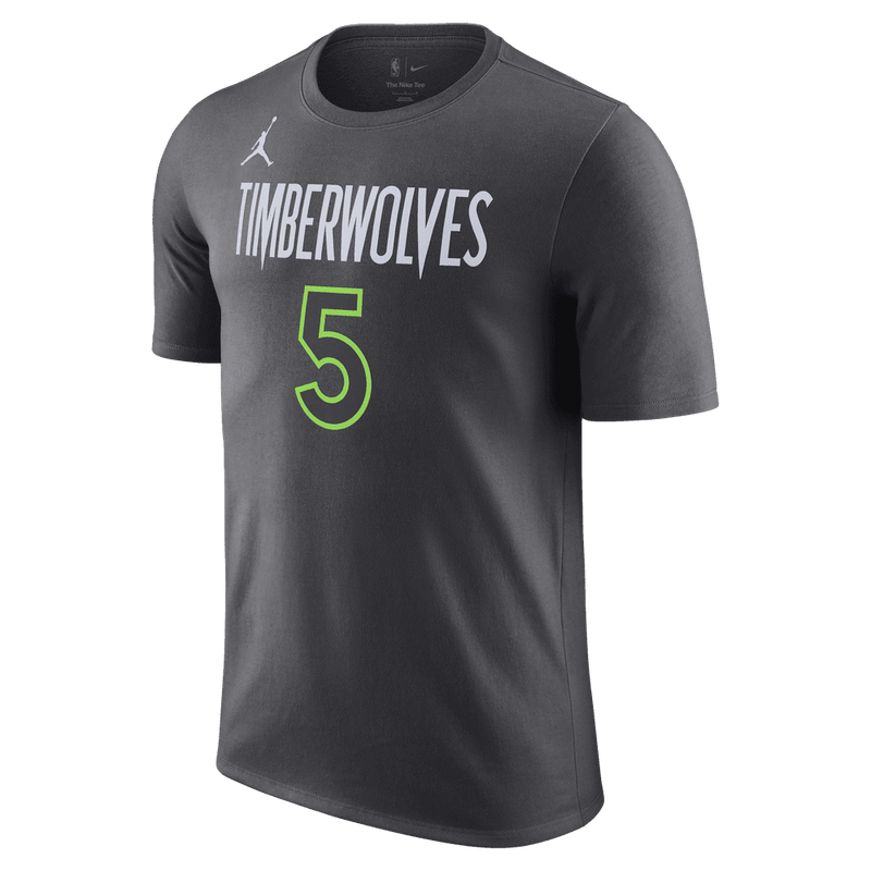Anthony Edwards Minnesota Timberwolves Statement Edition Men's Jordan NBA T-Shirt 'Anthracite'