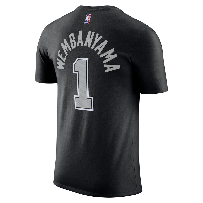 Victor Wembanyama San Antonio Spurs Statement Edition Men's Jordan NBA T-Shirt 'Black'