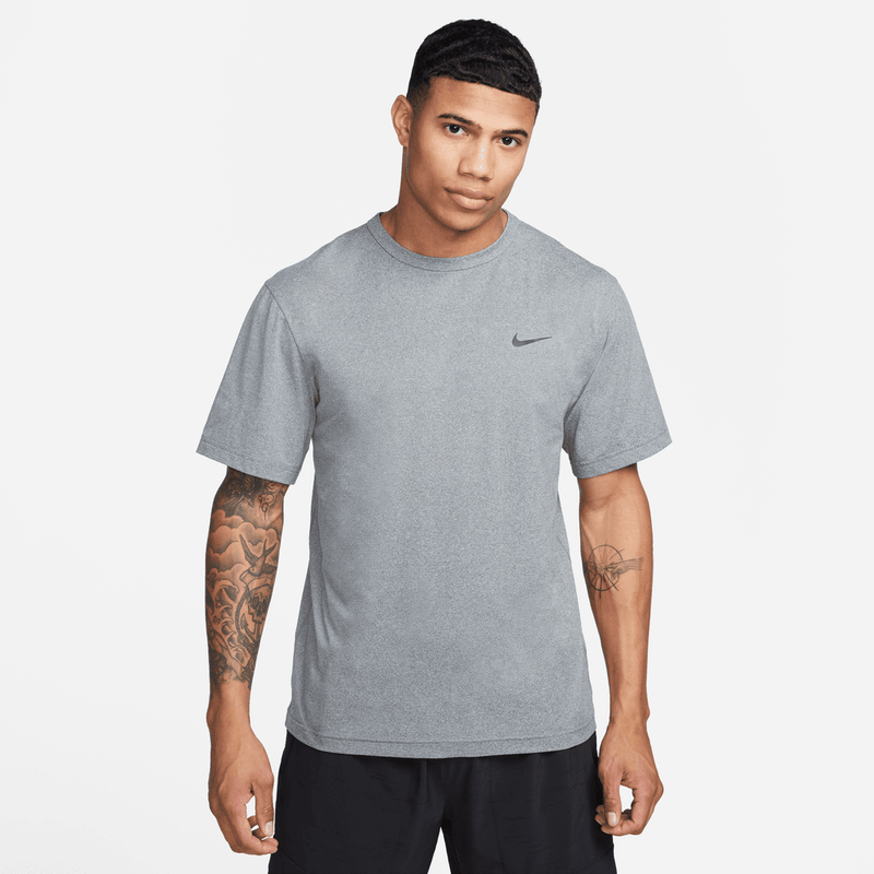 Nike Hyverse Men's Dri-FIT UV Short-Sleeve Versatile Top 'Grey/Black'