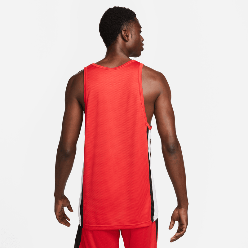 Nike Icon Men's Dri-FIT Basketball Jersey 'Red/White/Black'