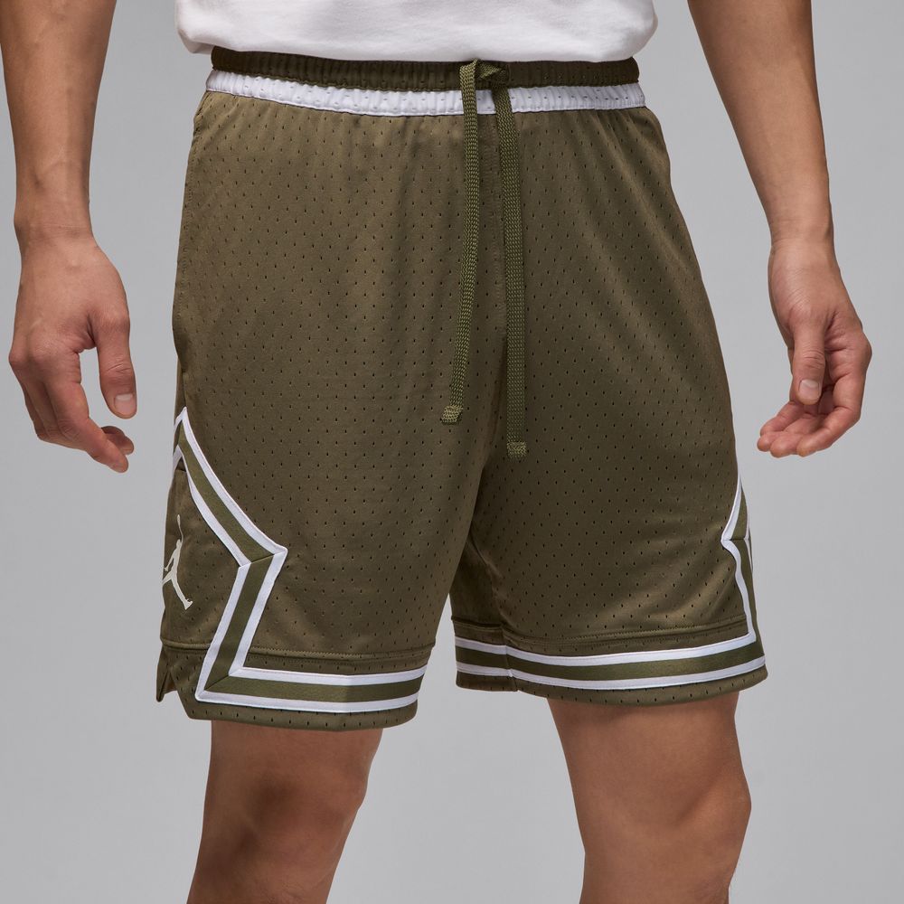 Jordan Dri-FIT Sport Diamond Shorts 'Medium Olive/White'