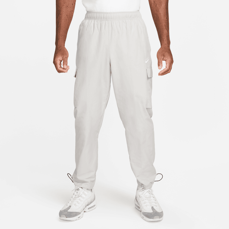 Nike Sportswear Repeat Men's Woven Pants 'Iron Ore/White'