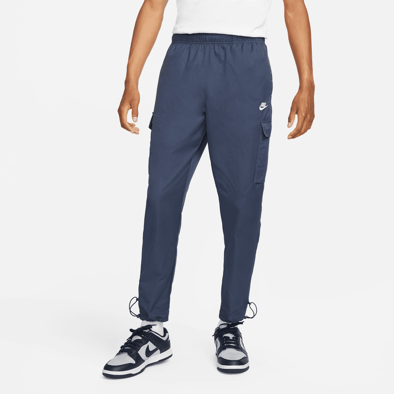 Nike Sportswear Repeat Men's Woven Pants 'Blue/White'