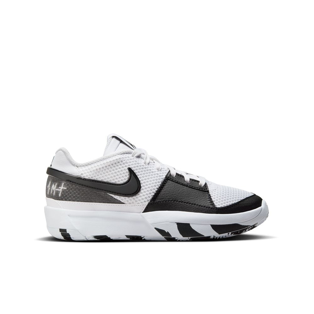 JA 1 Older Kids' Basketball Shoes (GS) 'White/Black'