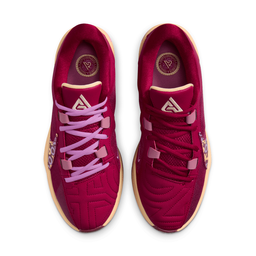 Giannis Antetokounmpo Freak 5 Basketball Shoes 'Red/Peach/Desert'