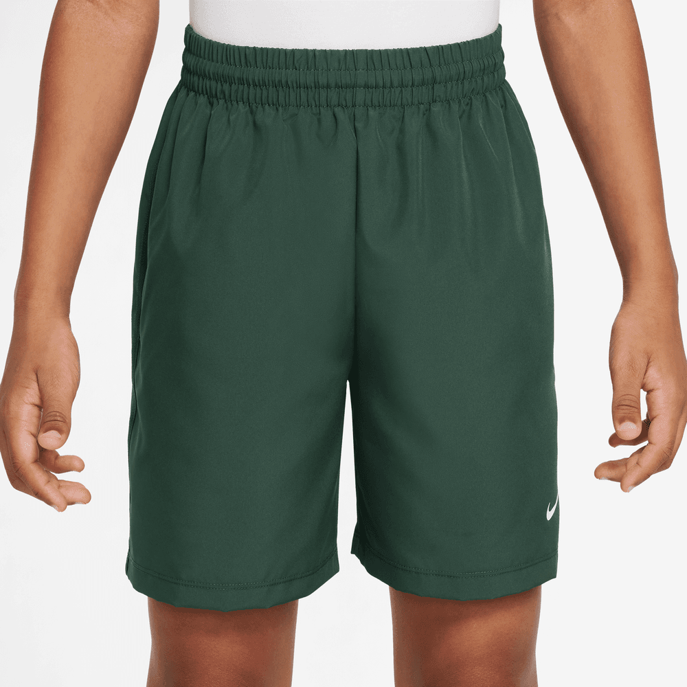 Nike Multi Big Kids' Dri-FIT Training Shorts 'Green/White'
