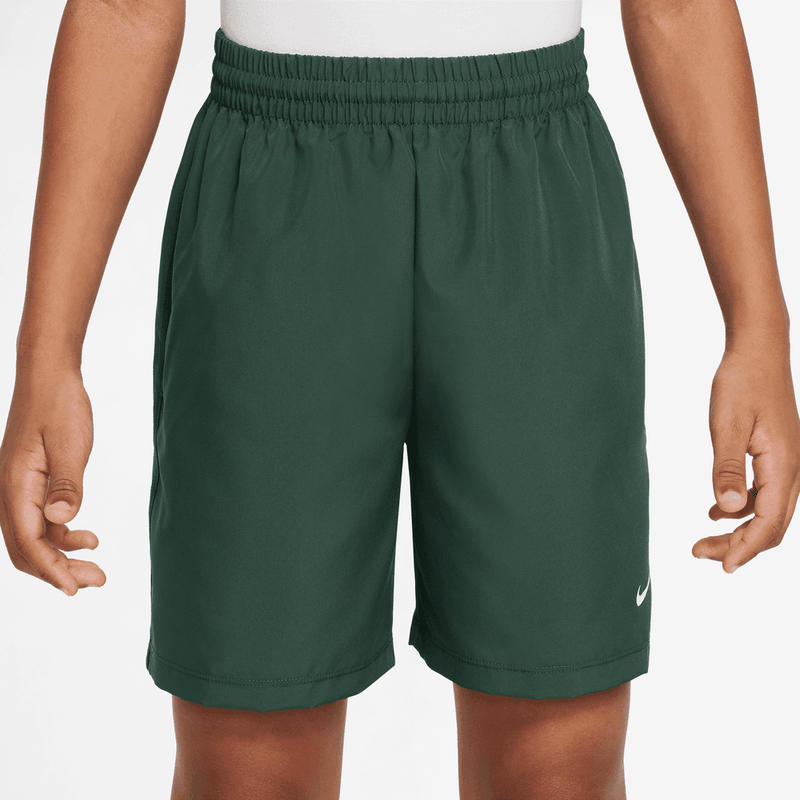 Nike Multi Big Kids' Dri-FIT Training Shorts 'Green/White'
