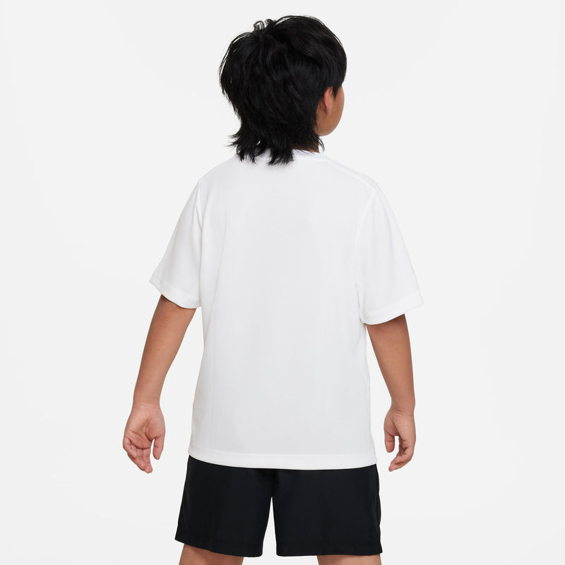 Nike Multi Big Kids' (Boys') Dri-FIT Graphic Training Top 'White/Black'