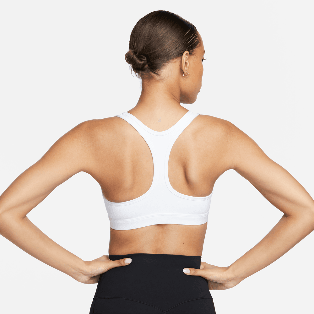 Nike Swoosh Light Support Women's Non-Padded Sports Bra 'White/Black' –  Bouncewear