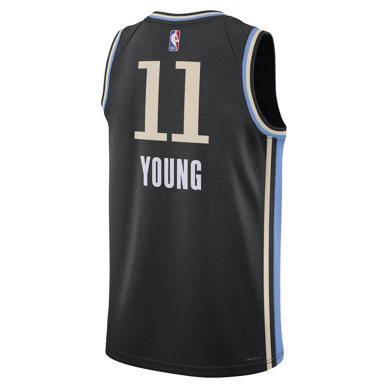 Trae Young Atlanta Hawks City Edition 2023/24 Men's Nike Dri-FIT NBA Swingman Jersey 'Black'