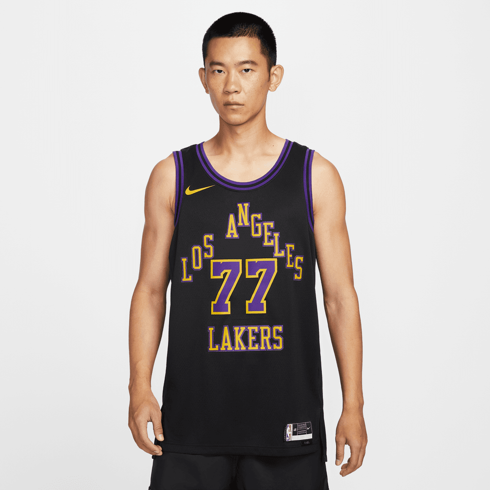 Luka Doncic Los Angeles Lakers City Edition 2023/24 Men's Nike Dri-FIT NBA Swingman Jersey 'Black'