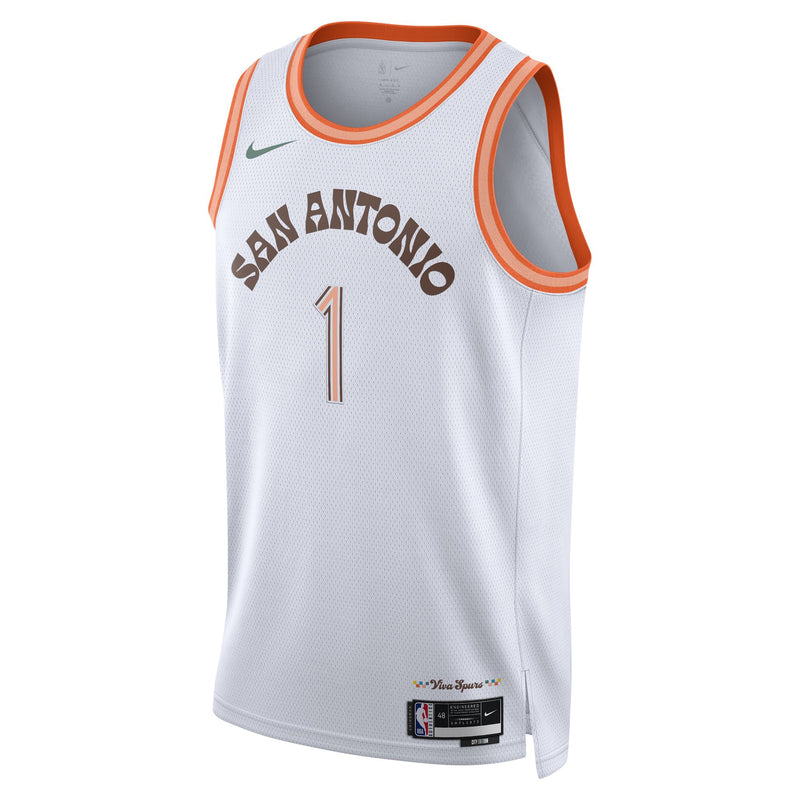 Victor Wembanyama San Antonio Spurs City Edition 2023/24 Men's Nike Dri-FIT NBA Swingman Jersey 'White'