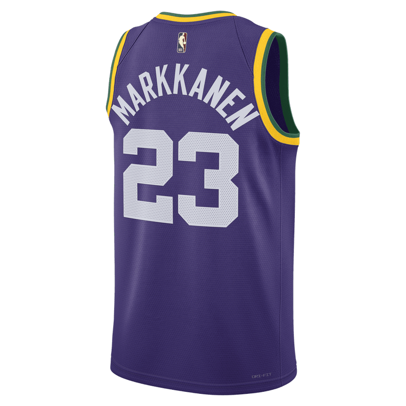 Lauri Markkanen Nike Utah Jazz Swingman Men's Jersey 2023 'Purple'
