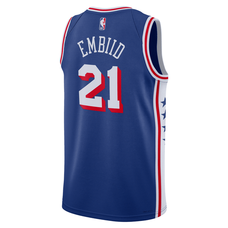 Joel Embiid Phlladelphia Sixers Men's Jersey Icon 'Blue'