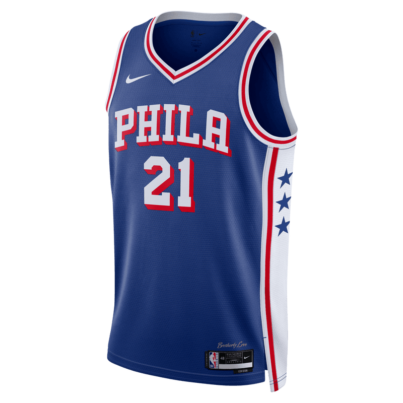 Joel Embiid Phlladelphia Sixers Men's Jersey Icon 'Blue'