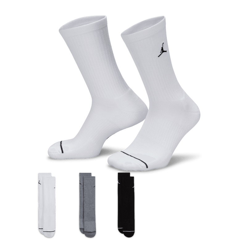 Jordan Everyday Crew Socks (3 pairs) 'Multi-Color'