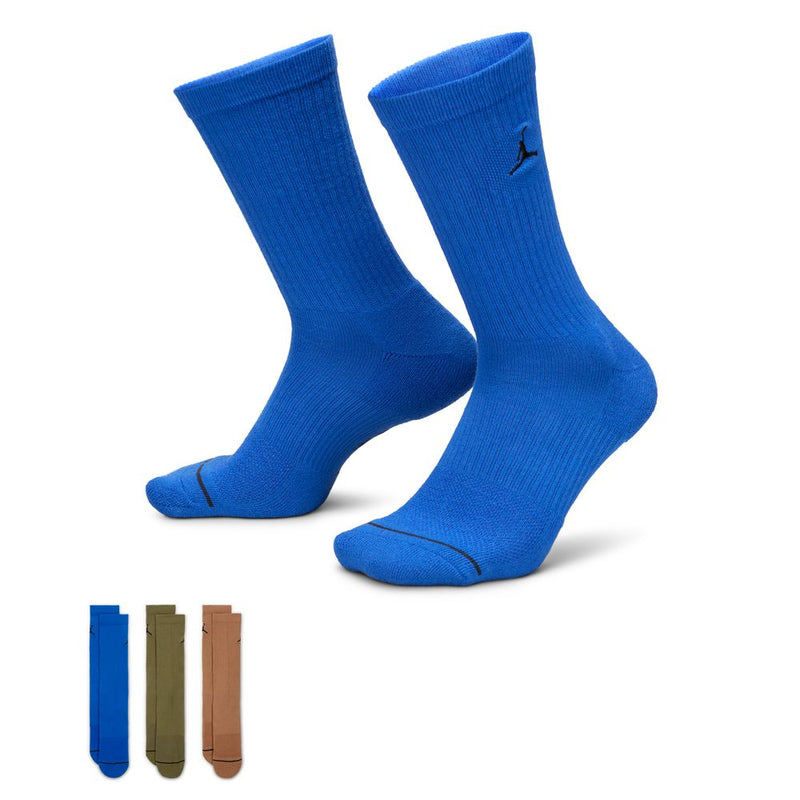 Jordan Everyday Crew Socks (3 pairs) 'Multi Color'