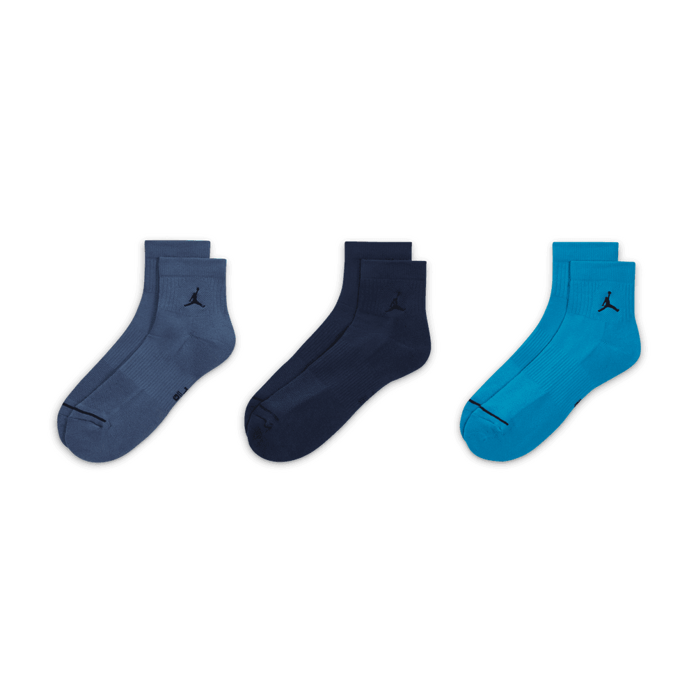 Jordan Everyday Ankle Socks (3 Pairs) 'Multi Color'