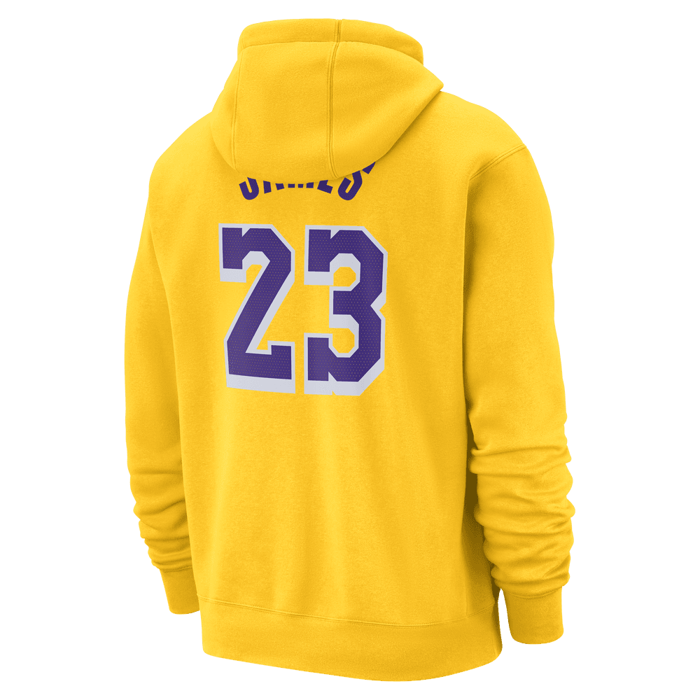 Yellow Youth Lebron Hoodie LeBron James Los Angeles Lakers Club