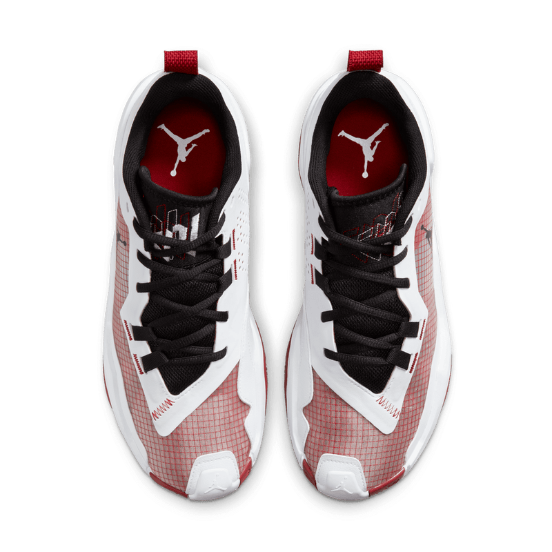 Jordan One Take 4 Basketball Shoes 'White/Crimson/Black' Bouncewear