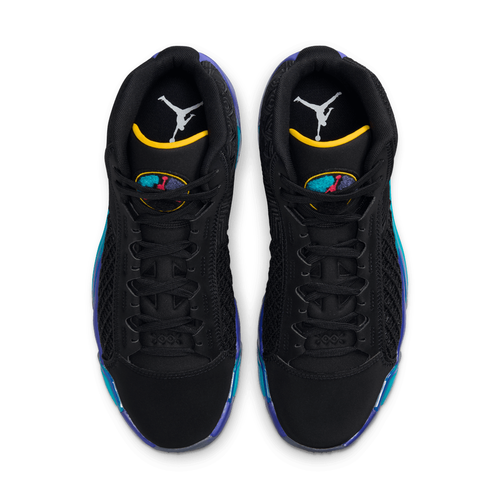 Air Jordan XXXVIII Basketball Shoes 'Black/Red/Aquatone'