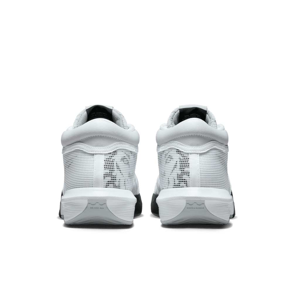 LeBron James LeBron Witness 8 Basketball Shoes White Black Smoke Grey Bouncewear