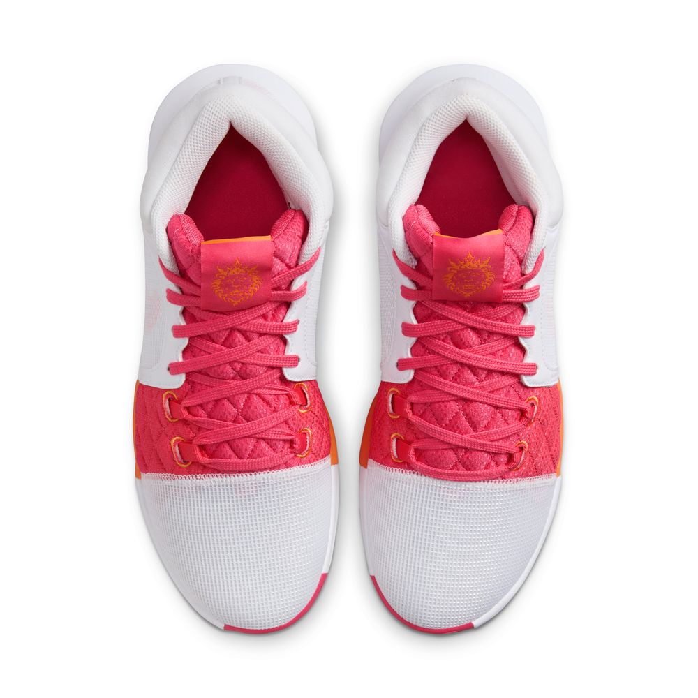 LeBron James LeBron Witness 8 Basketball Shoes 'White/Pink/Mandarin'