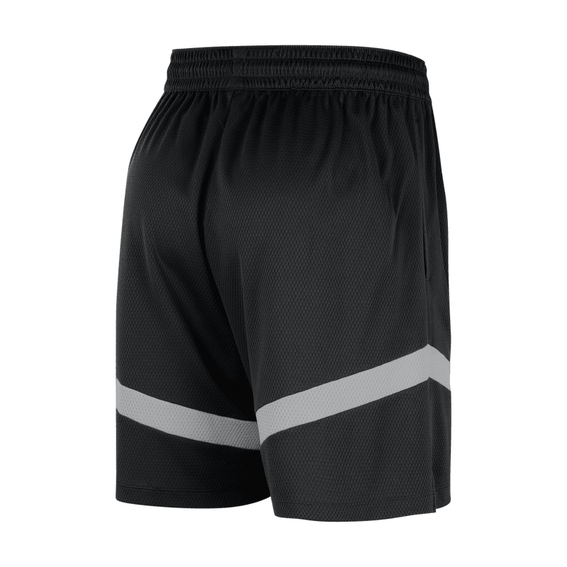 Brooklyn Nets Practice Icon Men's Short +8 inches 'Black/Silver'