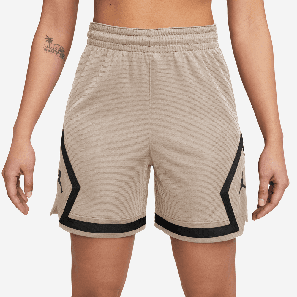 Jordan Sport Women's Diamond Shorts 'Beige/Black'