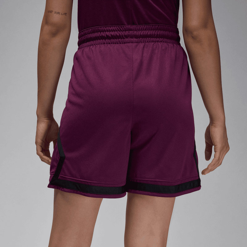 Jordan Sport Women's Diamond Shorts 'Bordeaux/Black'