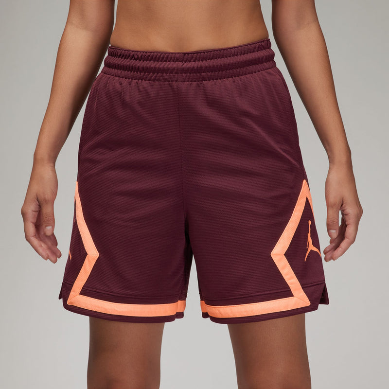 Jordan Sport Women's Diamond Shorts 'Night Maroon'