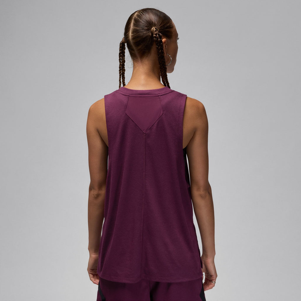 Jordan Sport Women's Diamond Tank Top 'Bordeaux'