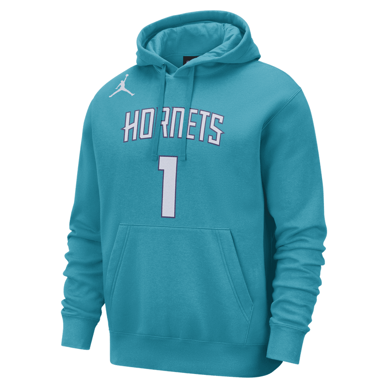 Lamelo Ball Charlotte Hornets Club Men's Jordan NBA Pullover Hoodie 'Teal'