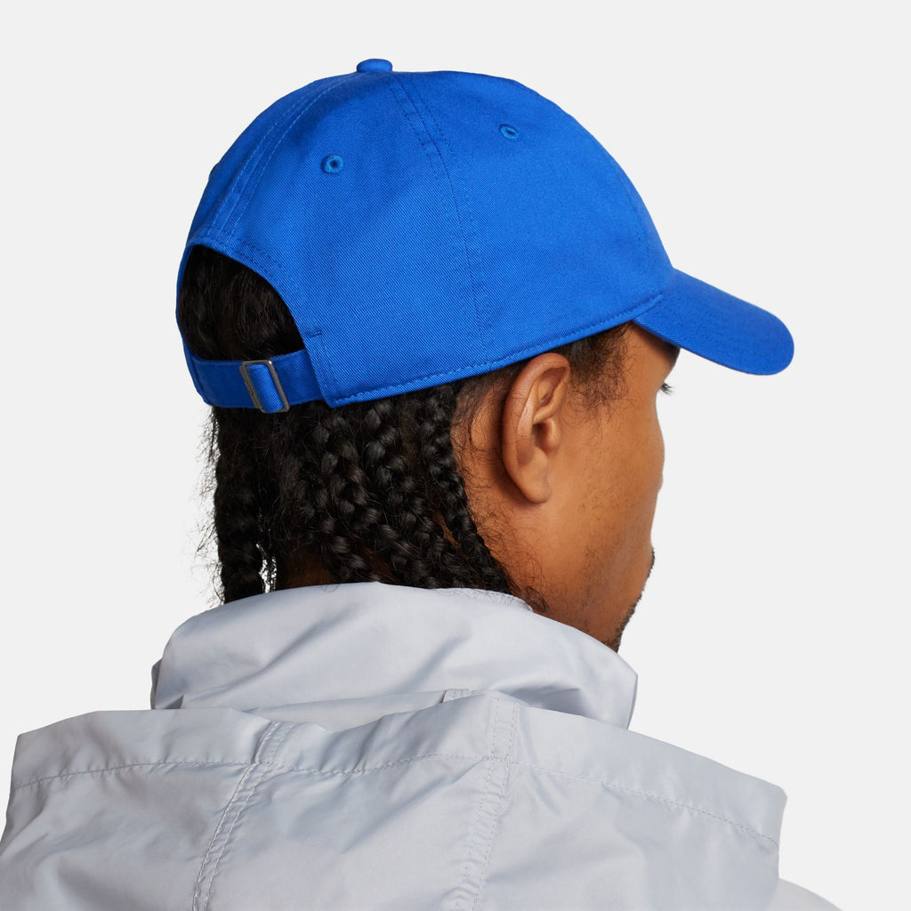 Nike Club Unstructured Futura Wash Cap 'Royal/White'