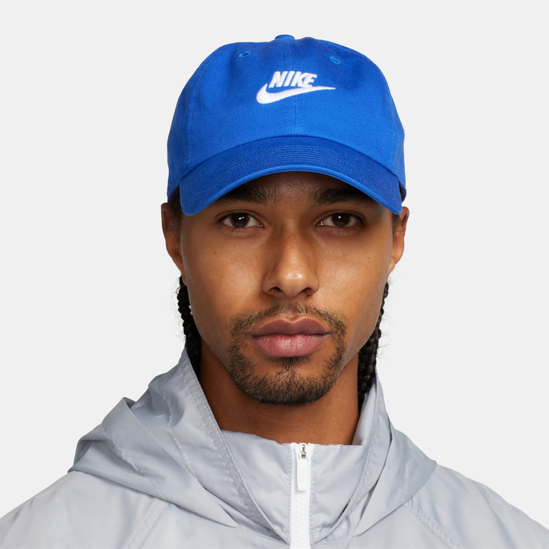 Nike Club Unstructured Futura Wash Cap 'Royal/White'