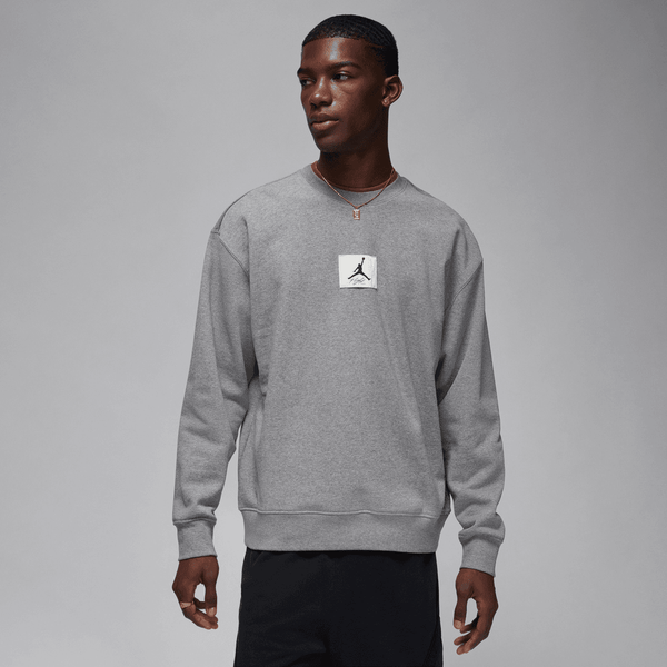 Jordan Essentials Men's Fleece Crewneck Sweatshirt 'Carbon Heather' –  Bouncewear