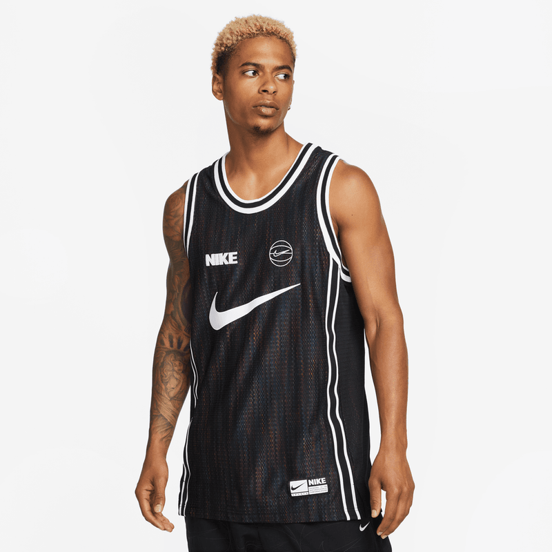 Nike Dri-FIT DNA Men's Basketball Jersey 'Black/White'
