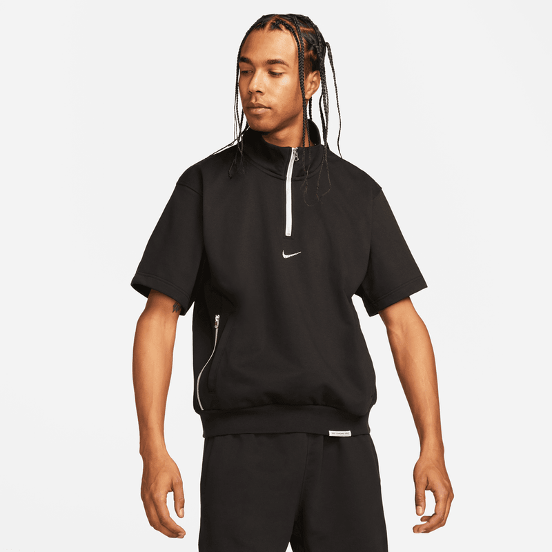 Nike Dri-FIT Standard Issue Men's 1/4-Zip Short-Sleeve Basketball Top 'Black/White'