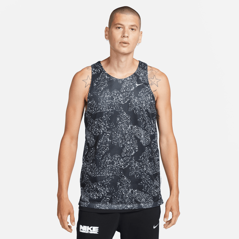 Nike Dri-FIT Standard Issue Men's Reversible Basketball Jersey 'Black/White'