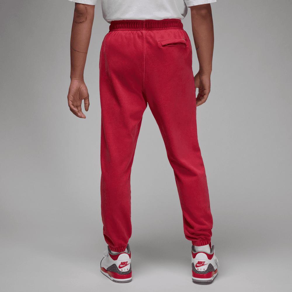 Jordan Essentials Men's Fleece Washed Pants 'Cardinal Red